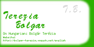 terezia bolgar business card